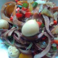 รูปของ Tumis sotong telur puyuh
