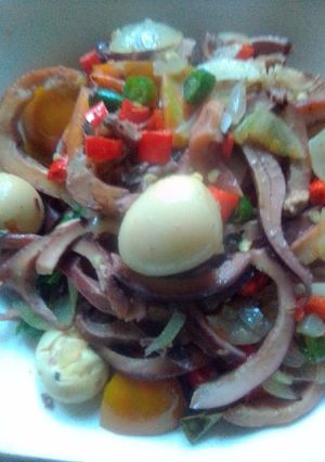 Foto resep Tumis sotong telur puyuh
