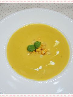 玉米蘑菇南瓜濃湯 的食譜成品照片