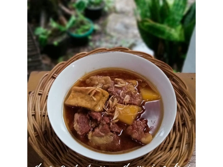 Cara Gampang Menyiapkan Resep Semur daging hutang (tahu &amp;amp; kentang 🤭) yang Sempurna Anti Ribet, Bikin Ngiler