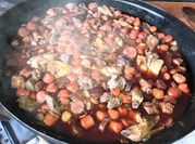 Una foto de chorizo al disco