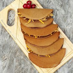 A picture of Indonesian Folded Chocolate Pancake (Martabak Manis Lipat).