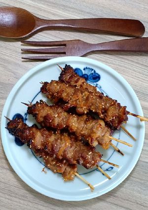 Hình của món Thịt xiên nướng kiểu Nhật.