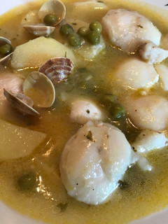 Una foto de Carrilleras de bacalao guisadas