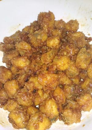 Foto resep Ikan gurame crispy bumbu pedas manis