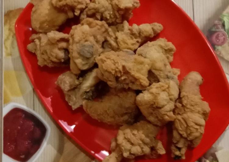 "Ayam goreng kriuk"😘👍❤️