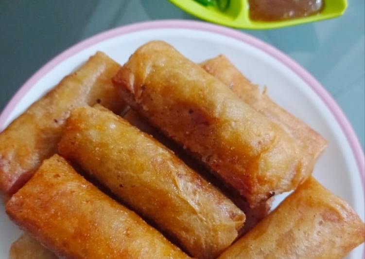 Bagaimana Membuat Lumpia mini Anti Gagal