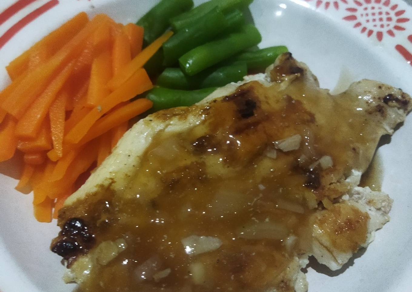 Steak ayam simple