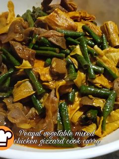Gambar Peanut vegetable mixed chicken gizzard ✨