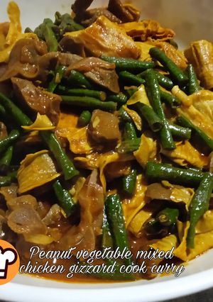 Gambar Peanut vegetable mixed chicken gizzard ✨
