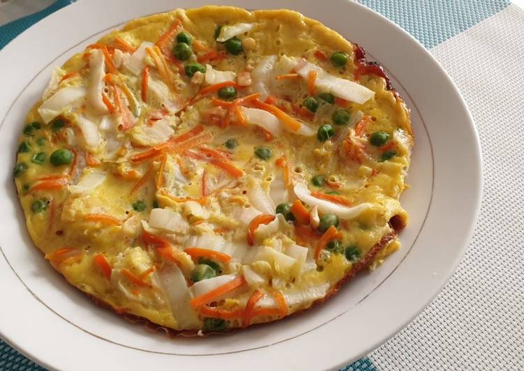 Bagaimana Menyiapkan Omelette/Fu Yung Vegetarian yang Menggugah Selera