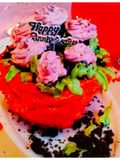 Oreo biscuit's Flower pot