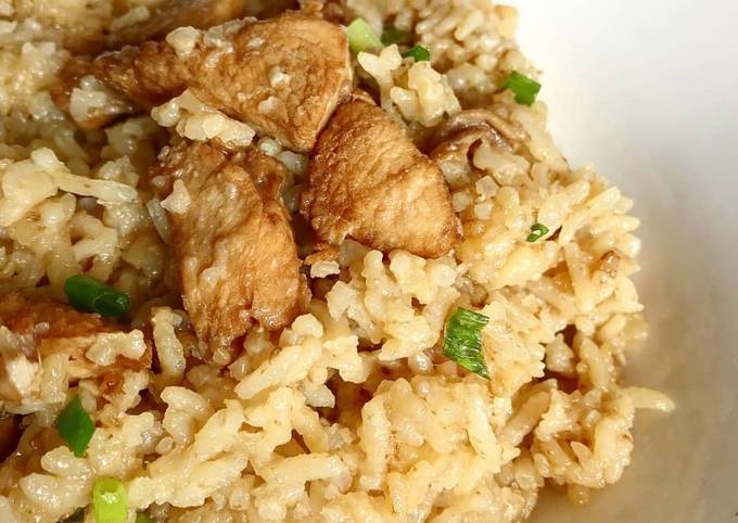 Nasi Ayam Hainan (rice cooker)
