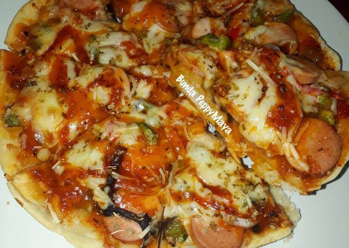 Resep Pizza simple Rumahan, Lezat Sekali