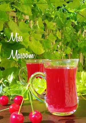 عکسی از دستور چای آلبالو