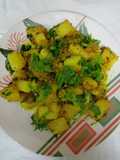 Suki bhaji (potato sabji)