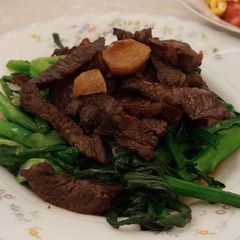 A picture of 薄荷牛肉炒菜 (Maggi Beef).