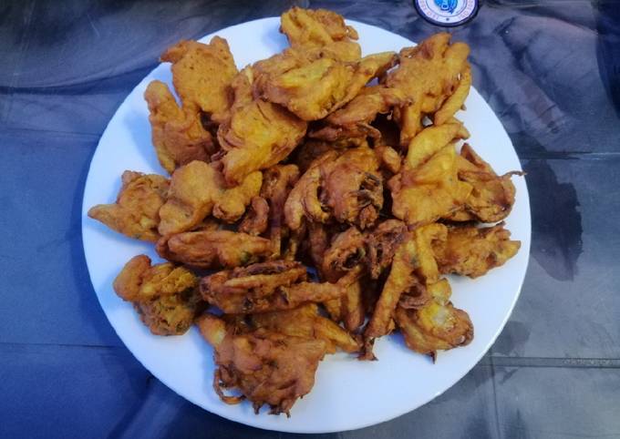 Finger Fries and Onion Pakoras