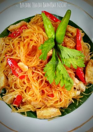 Foto resep Bihun Tahu Bumbu Kecap