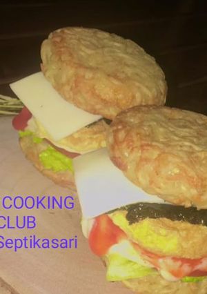 Foto resep Burger Mie