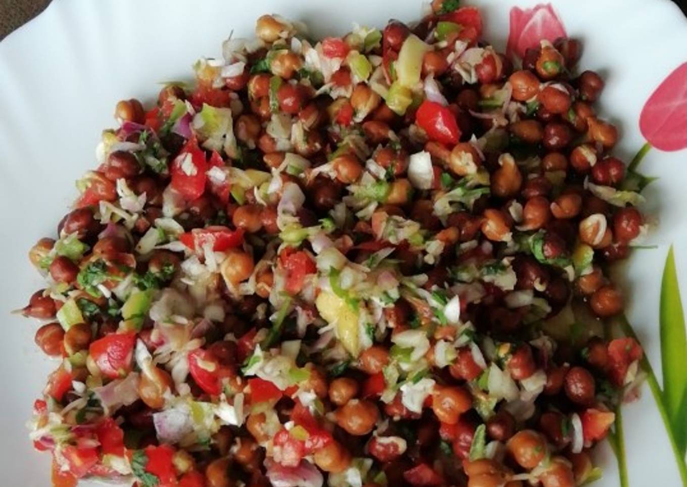 Easiest Way to Prepare Any-night-of-the-week Protein rich chana bhel