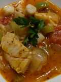 Etouffee-inspired seafood stew