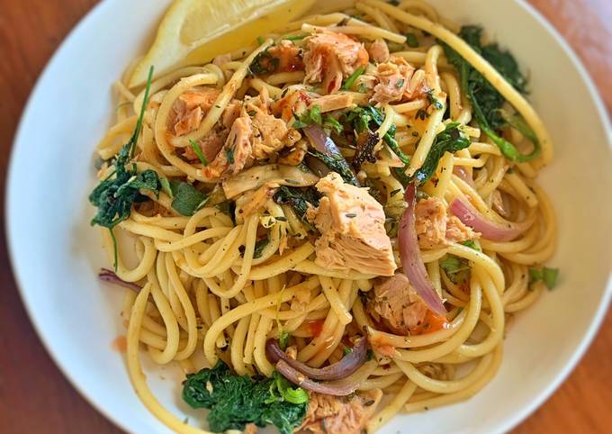 Recipe: Delicious Tuna pasta