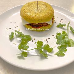 Moong Dal Burger A picture of Moong Dal Burger.