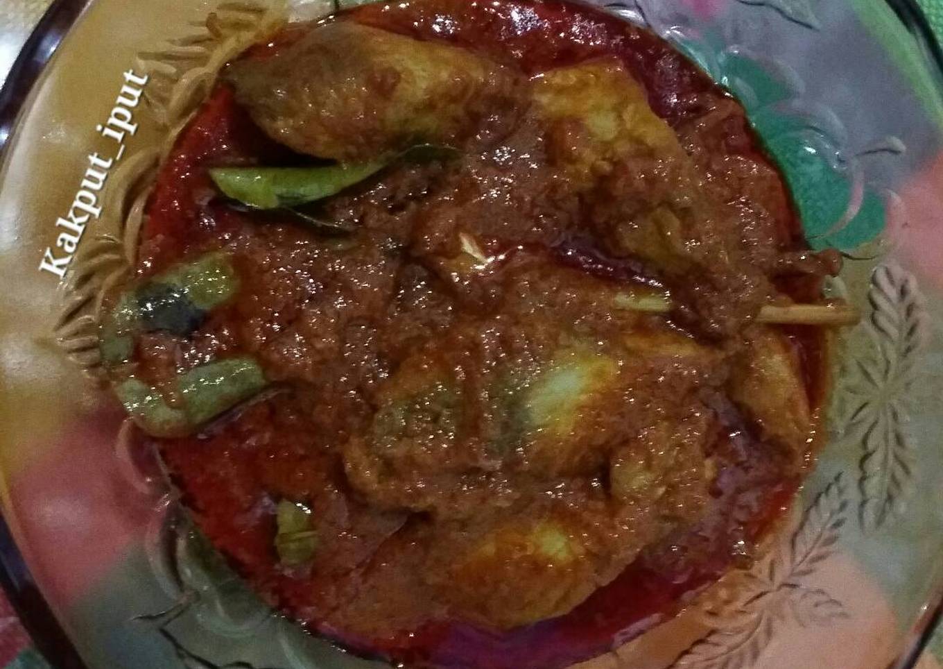 Ikan tuna rendang kilat harum