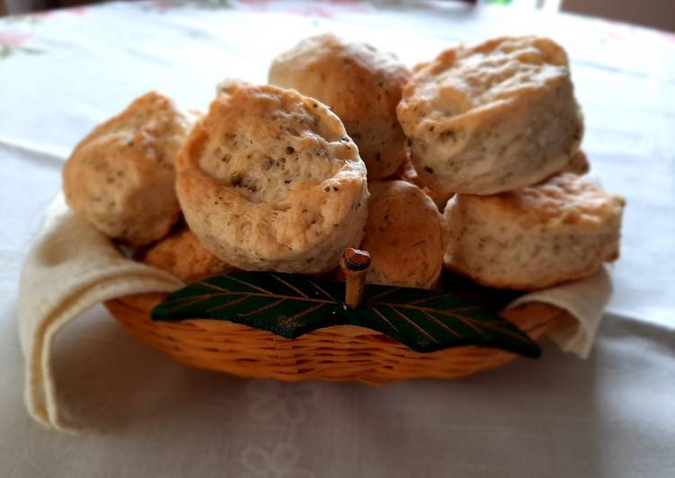 Scones de orégano