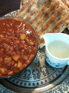 عکسی از دستور خوراک لوبیای سه لوب (سه نوع لوبیا)