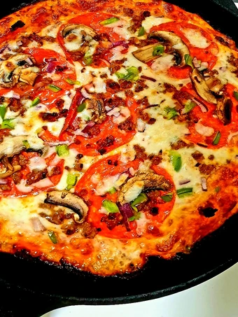 Recipe Wholewheat Garlic Pan Pizza Dough the  Makes Drooling Really delicious
