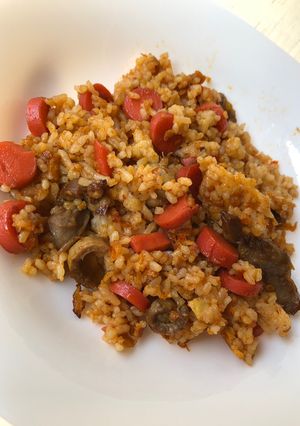 Foto resep Nasi Goreng Teroris (Terasi, Rempelo, Sosis)