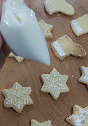 Una foto de Glaseado Real para decorar galletas