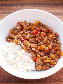 Mediterrán lencseragu recept fotója