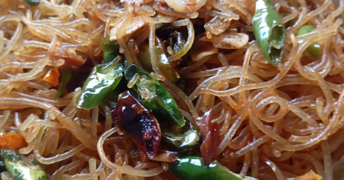 Oseng Bihun Lombok ijo