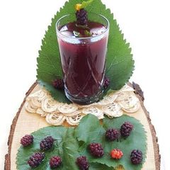 A picture of Berry juice.
