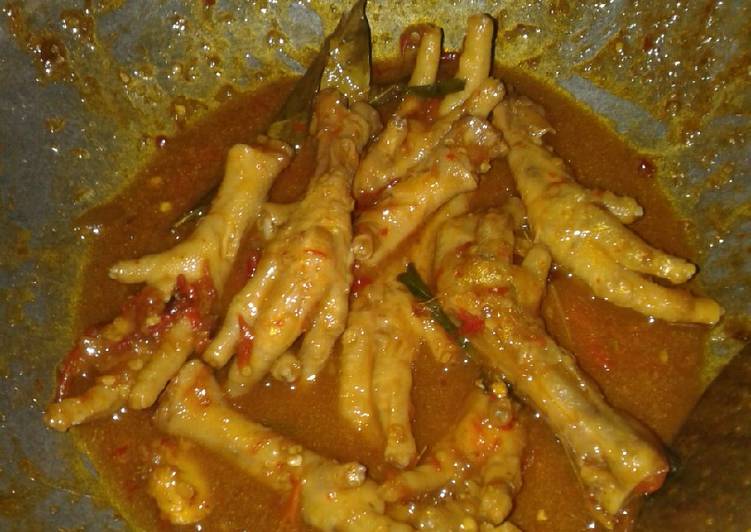 Ceker Mercon (Pedas Manis)