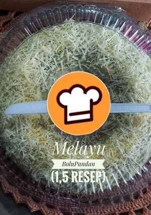 Foto resep Bolu Pandan Melayu (1,5 resep adonan)