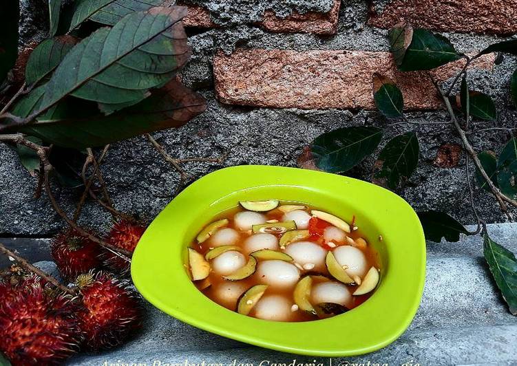 Cara memasak Asinan Rambutan dan Gandaria mantap