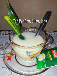 Foto resep Teh Pandan,Susu,Jahe