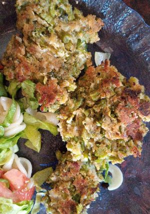 Una foto de Hamburguesa de brócoli