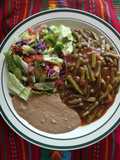 Nopales en salsa el pato