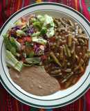 Nopales en salsa el pato