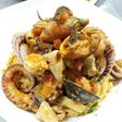Fetuccini con mariscos