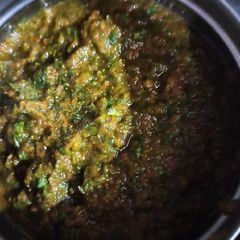 A picture of Coriander chutney.