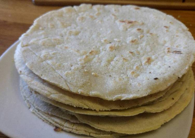 Quick and Easy Corn Tortillas