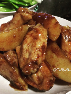 Foto resep Kentang Ayam Saos Kecap
