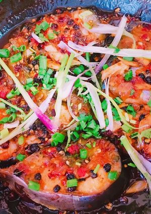 Hình của món Cá basa kho tiêu miền Tây.