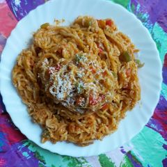 A picture of Cheese maggi.